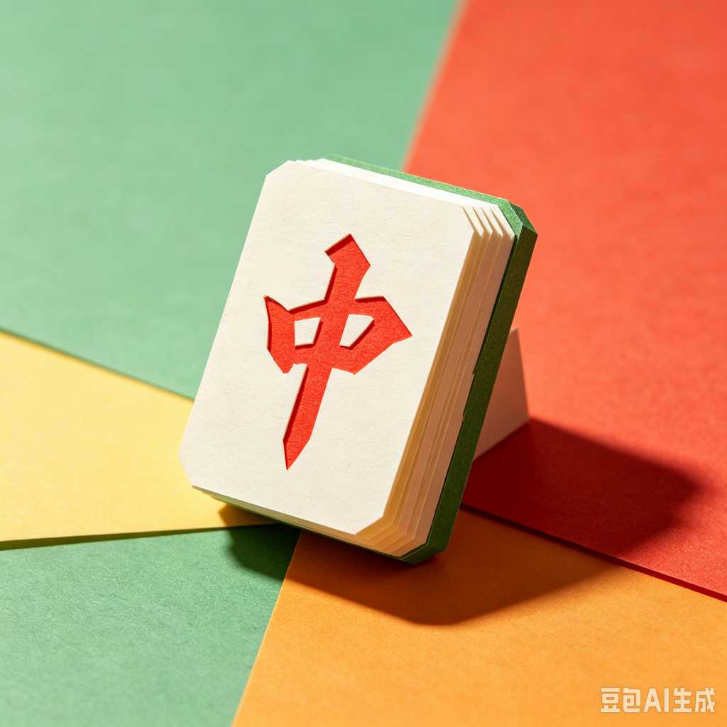 wooden mahjong set
